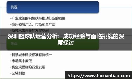 深圳篮球队运营分析：成功经验与面临挑战的深度探讨